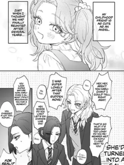 My Childhood Angel Friend Turned Into A Gyaru Upon Reunion เพื่อนสมัยเด็กที่เคยเป็นนางฟ้า พอเจอกันอีกทีดันกลายเป็นสาวแกล Tenshi datta Osananajimi, Saikai Shitara Gyaru datta